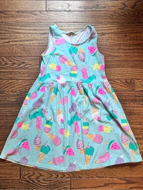 H&M Mint Ice Cream & Popsicle Print Kids Dress